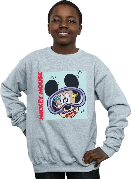 Actual product image Disney Boys Mickey Mouse Under Water Sweatshirt (152, 158)