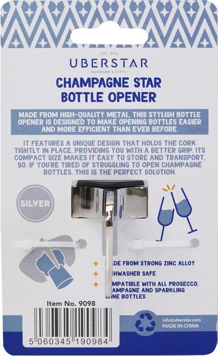Produktbild Uberstar Champagneröffner silber (Champagneröffner)