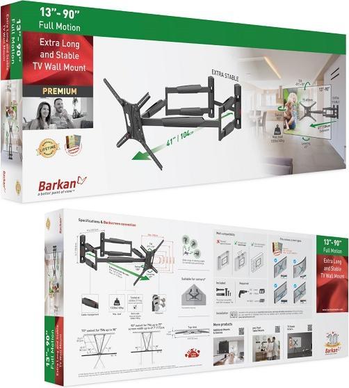 Produktbild Barkan BM466XP (Wand, 90", 60 kg)