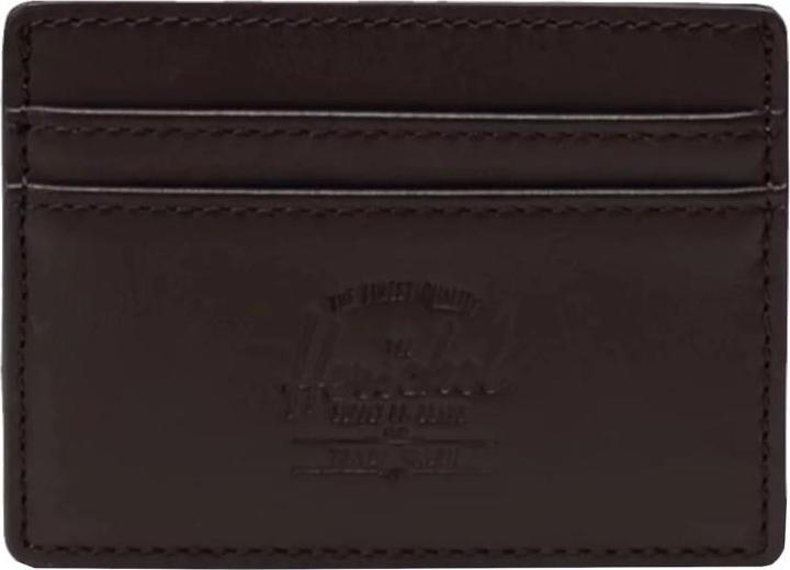 Actual product image Herschel Charlie leather RFID wallet