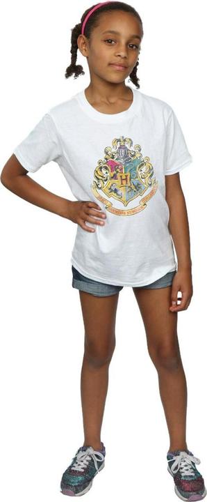 Immagine prodotto Maglietta in cotone con stemma di Hogwarts per ragazze (128)