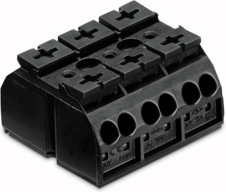 Image du produit Wago Borne de raccordement d'appareils à 4 fils. Nombre de pôles : 3 862-593 Contenu : 250 pcs (862-593)