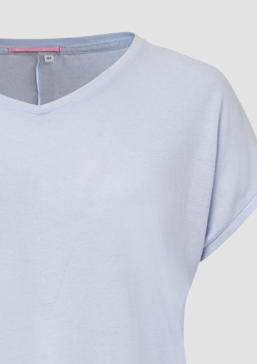 Produktbild S.Oliver T-Shirt Locker geschnittenes T-Shirt aus Leinenmix (52)