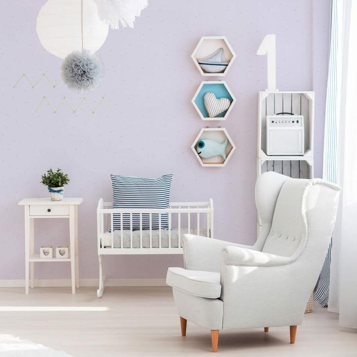 Immagine prodotto A.S. Création Ragazzi e ragazze 6 viola a pois (53 x 1005 cm)