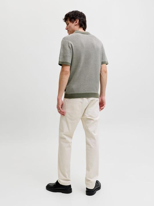 Produktbild Jack & Jones Jprblahudson Knit Split Neck Ss Sn (XXL)