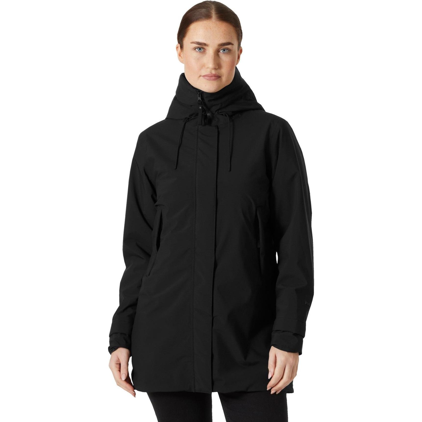 Helly Hansen, Damen, Jacke, Women's Victoria Insulated Mid Rain Jacket (S), Schwarz, S