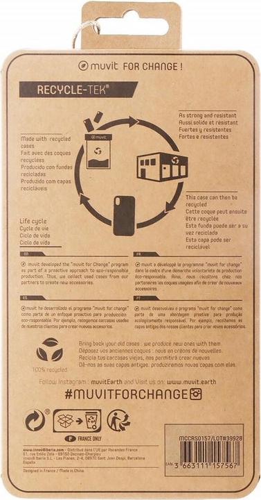 Image du produit Muvit Pour Changer Recycletek Souple Transparent Iphone 13 Mini (Apple iPhone 13 mini)