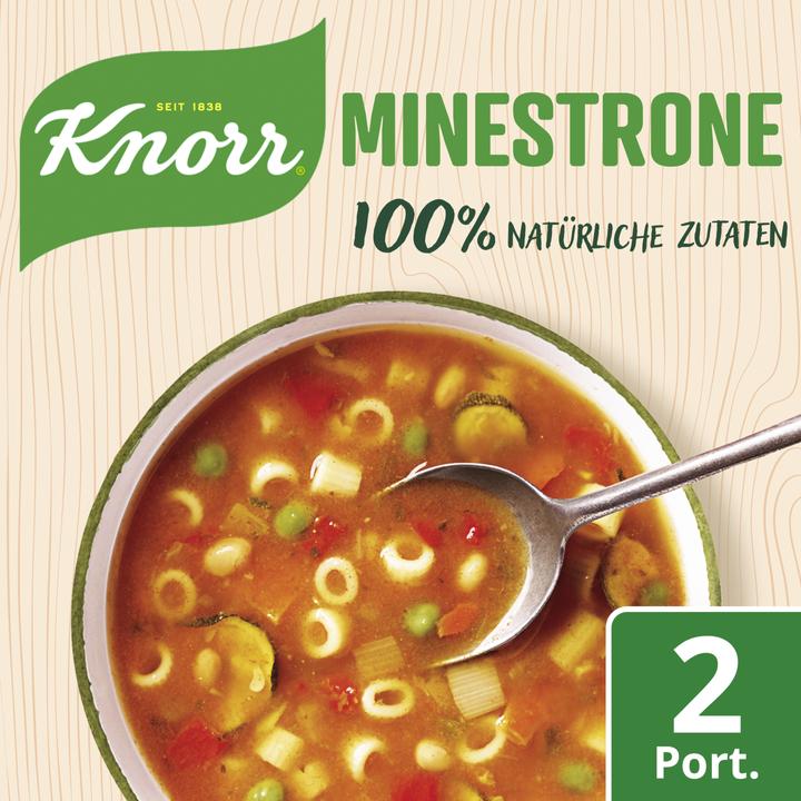 Immagine prodotto Knorr Sacchetto di zuppa di minestrone 100% naturale, minestrone italiano ricco di verdure fresche