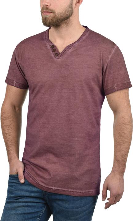 Immagine prodotto Solid Tino T-Shirt A Maniche Corte Maglietta Da Uomo Con Collo A V In Cotone 100% (M)