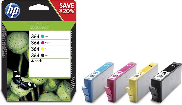 Actual product image HP 364 (M, FC, Y, C)