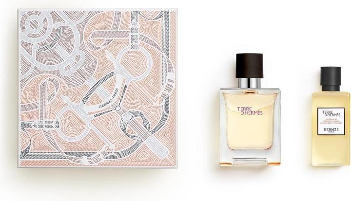 Actual product image Hermès Terre d' Gift Set Terre d' EdT 50 ml + Shower Gel 40 ml / 1 pc. (Perfume set)