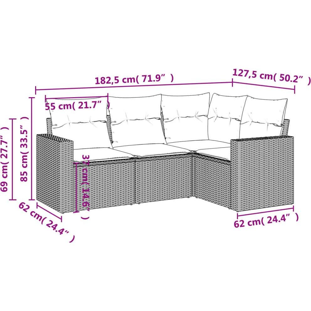 Thumbnail - VidaXL, Gartenlounge, Jina