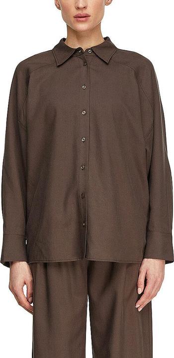 Immagine prodotto Comma Fliessendes Lyocell-Leinen-Hemd mit tonalen Nahtdetails (46)