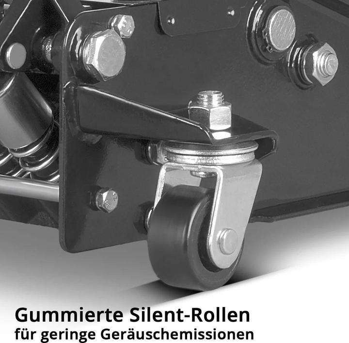 Produktbild Stahlwerk Wagenheber WHB-73 ST mit 3 t Tragkraft Gummirollen 73-500mm Hubbereich