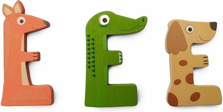 Actual product image Scratch Wooden letter E (MQ6)
