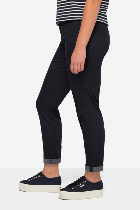 Produktbild Laurasøn Chino-Hose, Stickerei, Flatfront (42)
