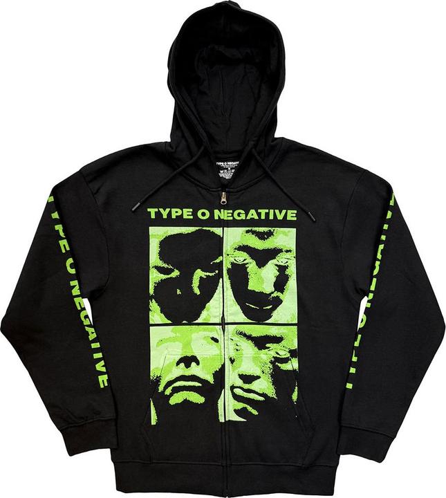 Produktbild Type O Negative Faces (Zipper-Hoodie) (M)