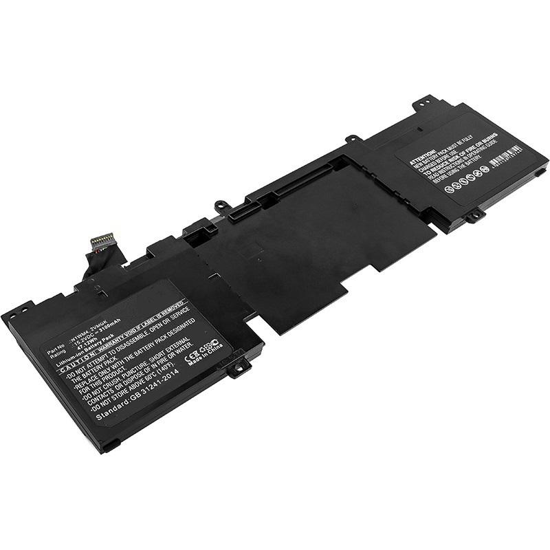 CoreParts MBXDE-BA0144 (1 Zellen, 3100 mAh), Notebook Akku, Schwarz