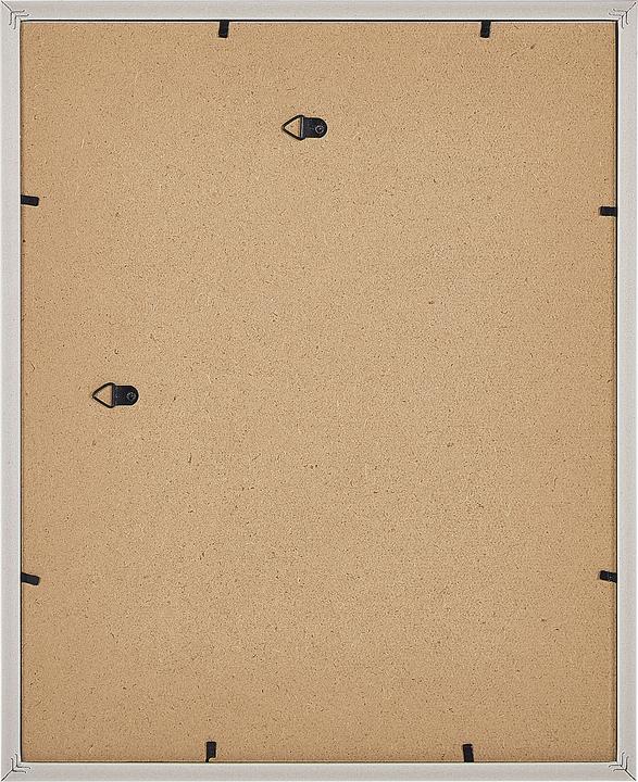 Actual product image Beliani Picture Frame Collage Set of 7 white ZINARE