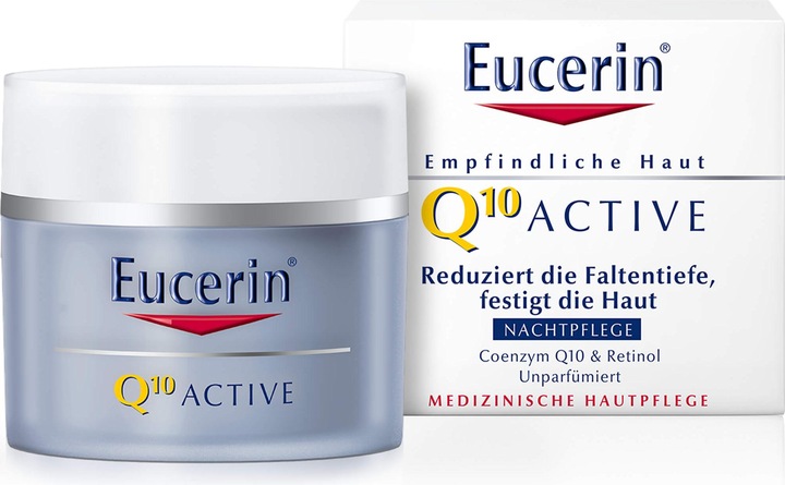 Immagine prodotto Eucerin Q10 Active (50 ml, Crema notte, Fino a SPF 10)