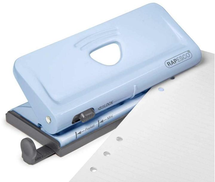 Image du produit Rapesco Perforateur multiple pour agenda, bleu clair