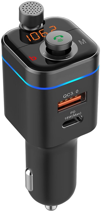 Immagine prodotto Auvisio Vivavoce per auto e trasmettitore FM