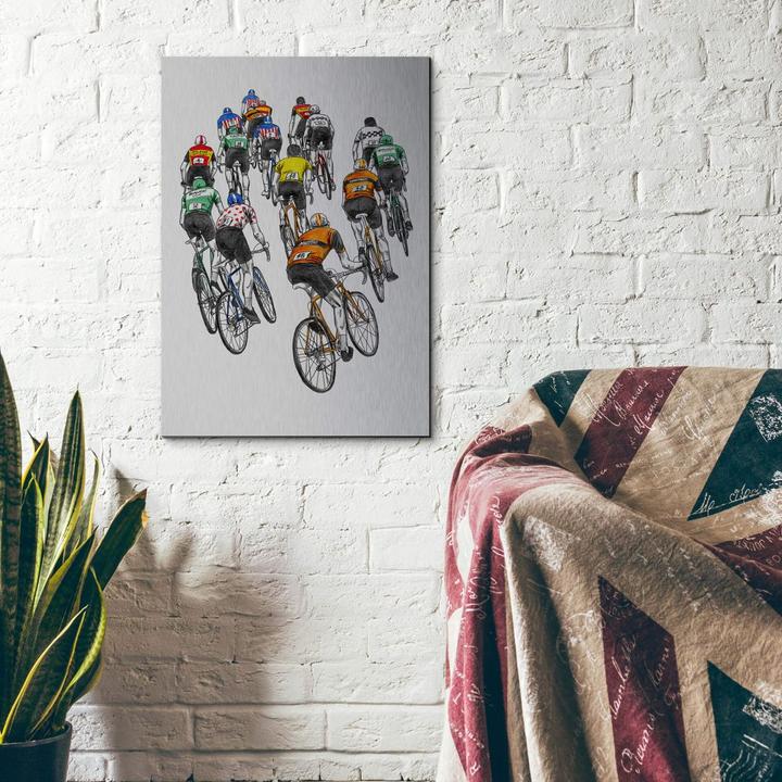 Produktbild Trenddeko Silbereffekt - Peloton (75 x 120 cm)