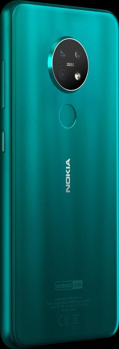 Produktbild Nokia 7.2 (64 GB, Cyan Green, 6.30", Dual SIM + SD, 48 Mpx, 4G)
