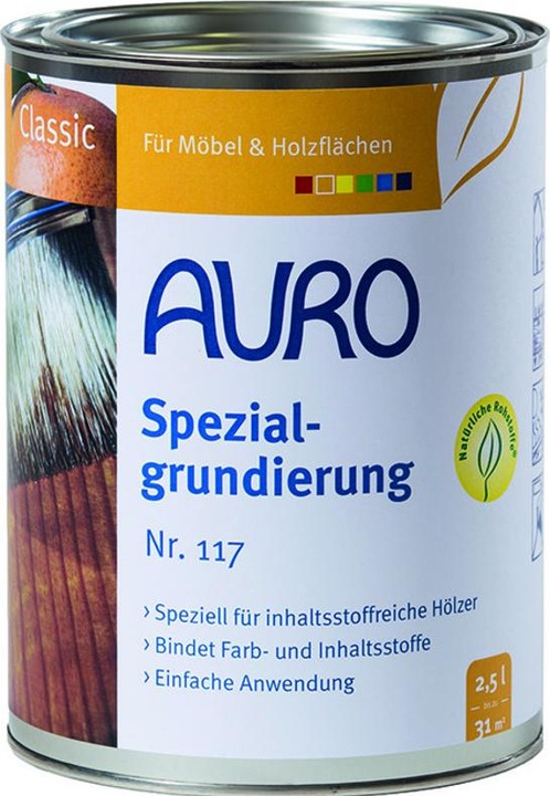 Produktbild AURO Spezialgrundierung 117 (Transparent, 0.75 l)