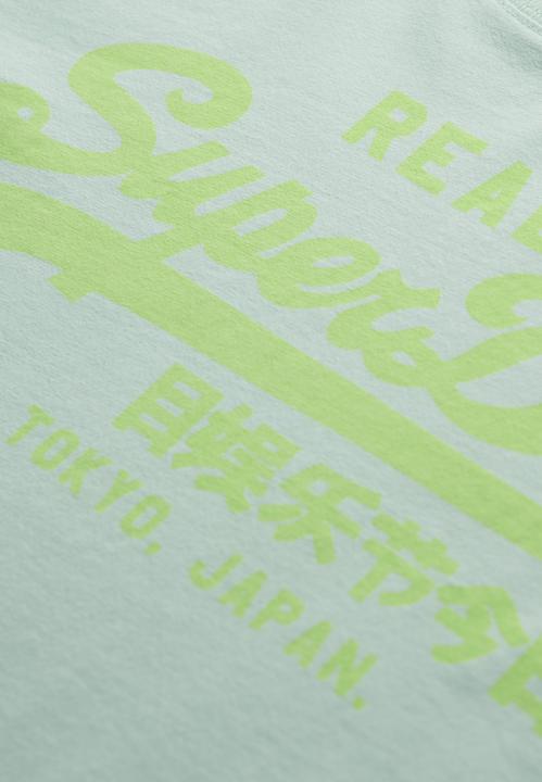 Immagine prodotto Superdry Figurbetontes T-Shirt in Neonfarben mit Vintage-Logo (12XL)
