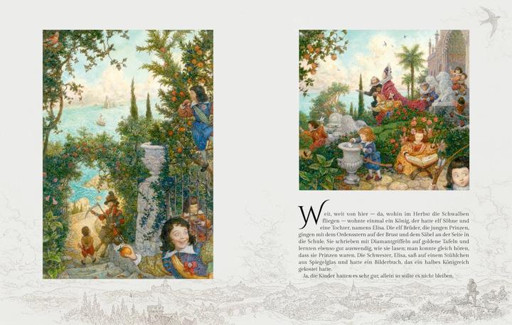 Actual product image Die wilden Schwäne (German, Hans Christian Andersen, Anton Lomaev, 2020)