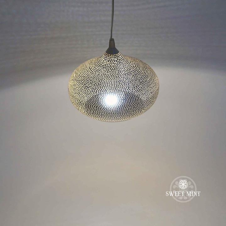 Actual product image Sweet Mint Oriental Lamp Potiki Dots (E27)