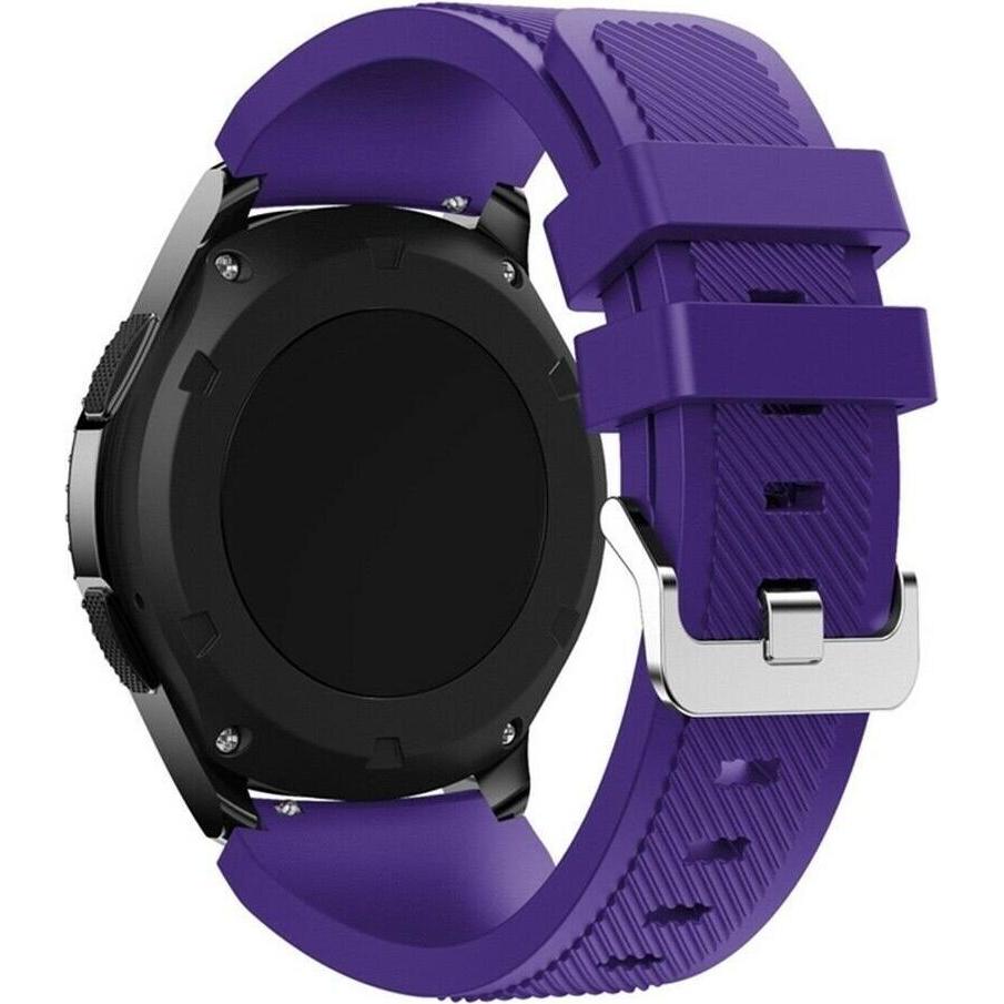 Thumbnail - Strap-it Silikonarmband (22 mm, Silikon), Uhrenarmband, Violett