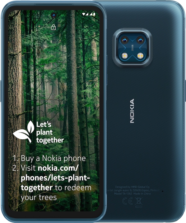 Produktbild Nokia Smartphone XR20 5G 4 (64 GB, Zila, 6.67", Dual SIM, 48 Mpx, 5G)