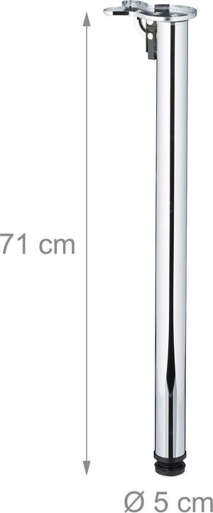Image du produit Relaxdays 4x pieds-de-table