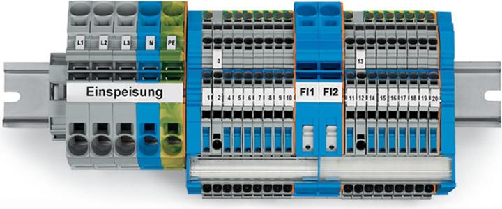 Actual product image Wago Main distributor set (Terminal strips)