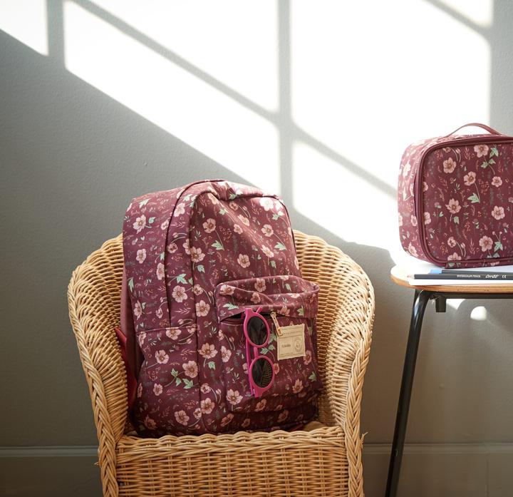 Actual product image Filibabba Backpack in recycled RPET - Fall Flowers