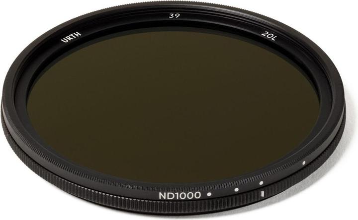 Image du produit Urth 39mm ND64 1000 (6 10 Stop) Variable ND Lens Filter (Plus+) (39 mm, Filtre gris neutre, 39 mm)