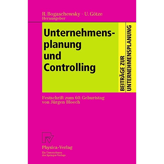 Unternehmensplanung und Controlling, Fachbücher