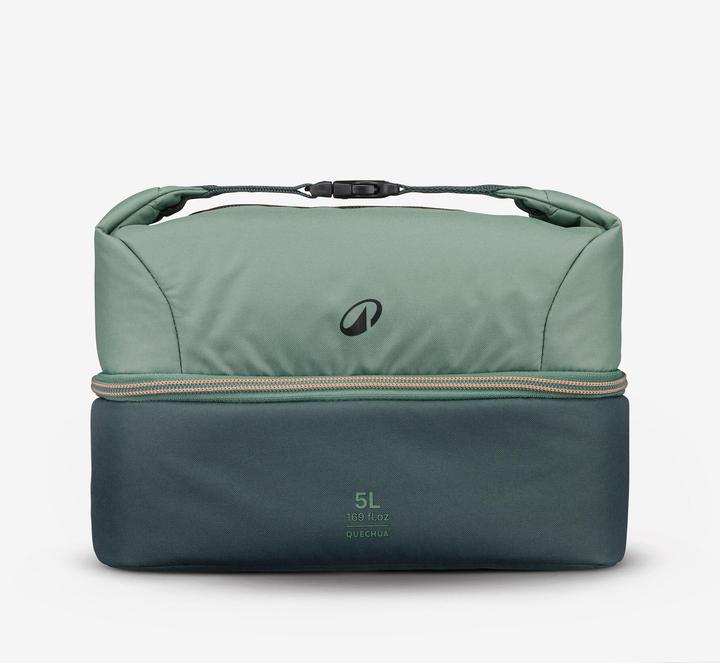 Image du produit Quechua Lunchbox 100 isotherme 5L avec boîte alimentaire 1L en plastique incluse (5 l)