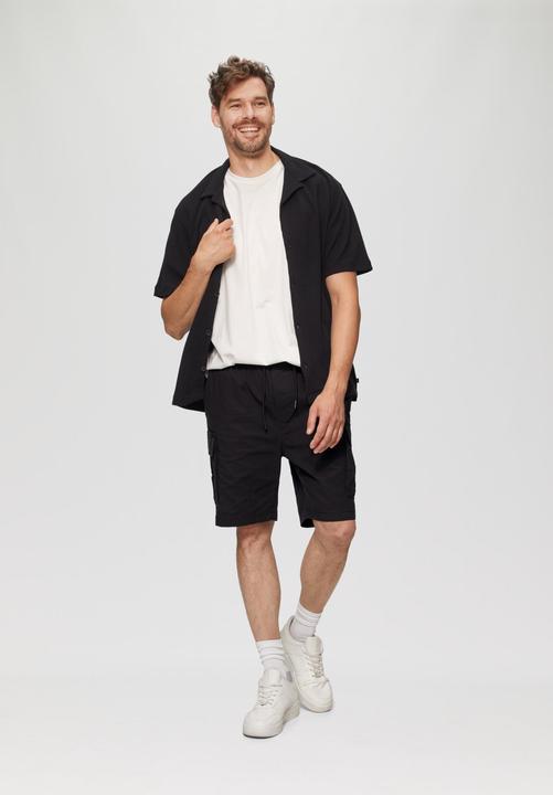 Actual product image S.Oliver Hose Kurze Web-Jogger mit Cargo-Taschen (L)
