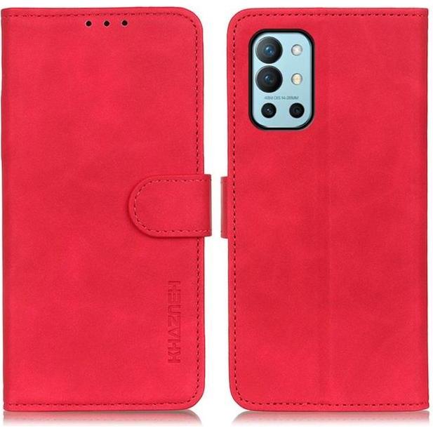 Thumbnail - MU Classic Classic IV Leder Bookcover Series (OnePlus 9R), Smartphone Hülle, Rot