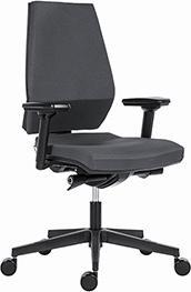 Produktbild Powerton ERGO SIMA Ergonomischer Bürostuhl, grau (43 - 51 cm)