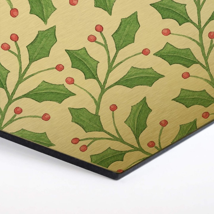 Produktbild Trenddeko Goldeffekt Mistelzweige (75 x 65 cm)
