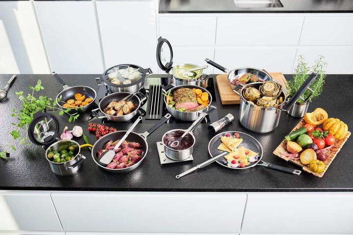 Image du produit Rösle Topfset 4-tlg. (Ensemble de casseroles et de poêles de cuisson, Acier inoxydable)