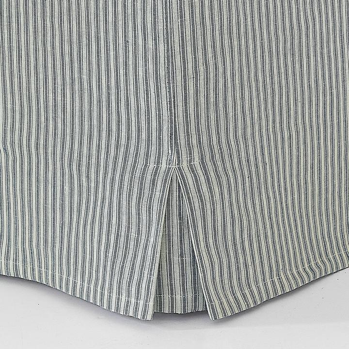 Actual product image Loberon Hocker Ulysette weiss/blau