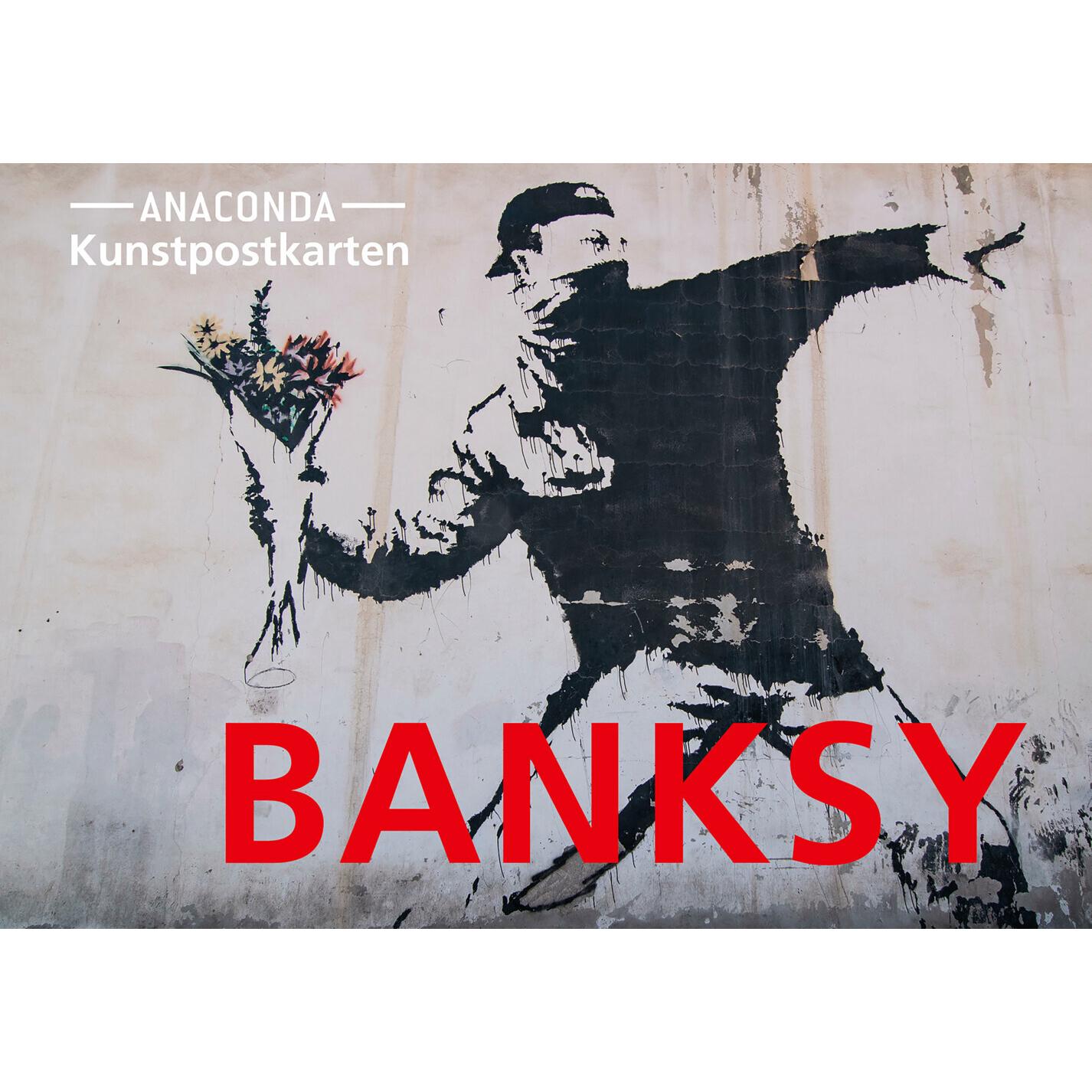 Thumbnail - Anaconda, Grusskarte + Briefpapier, Postkarten-Set Banksy (1 Stk.)