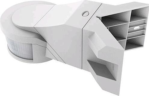 Produktbild EGB Bewegungsmelder 270weiss mit Unterkriechschutz und EckmontageSockel (15 m)