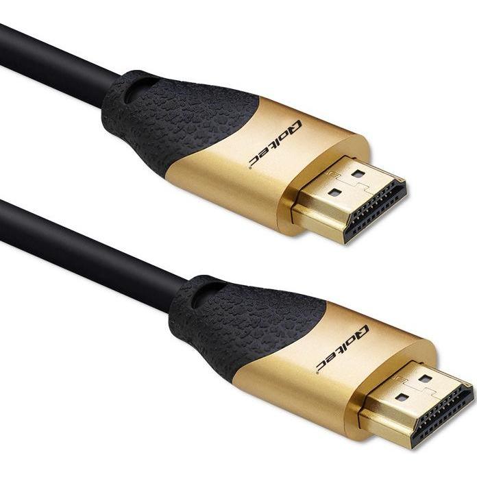 Qoltec Kabel HDMI v2.1 Ultra high speed 8K 60Hz 26AWG GOLD 5m (5 m, HDMI), Video Kabel