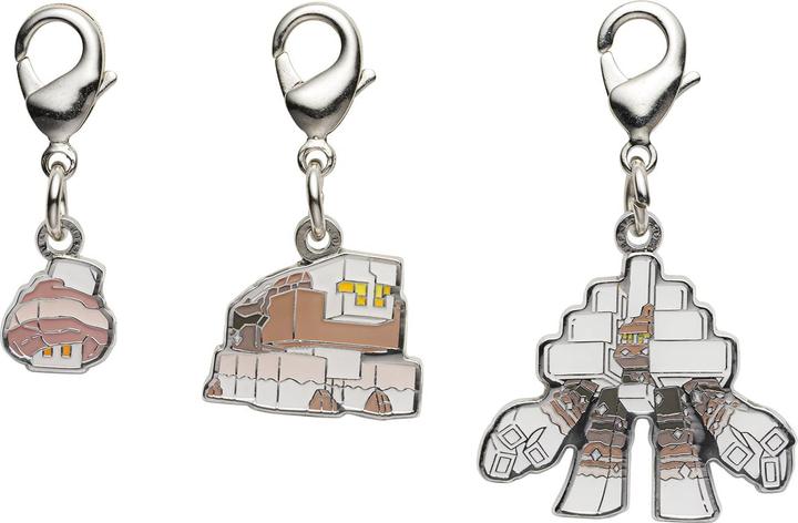 Image du produit Pokémon Centre Pokemon - Porte-clés Nacli, Naclstack, Garganacl - 3 pièces